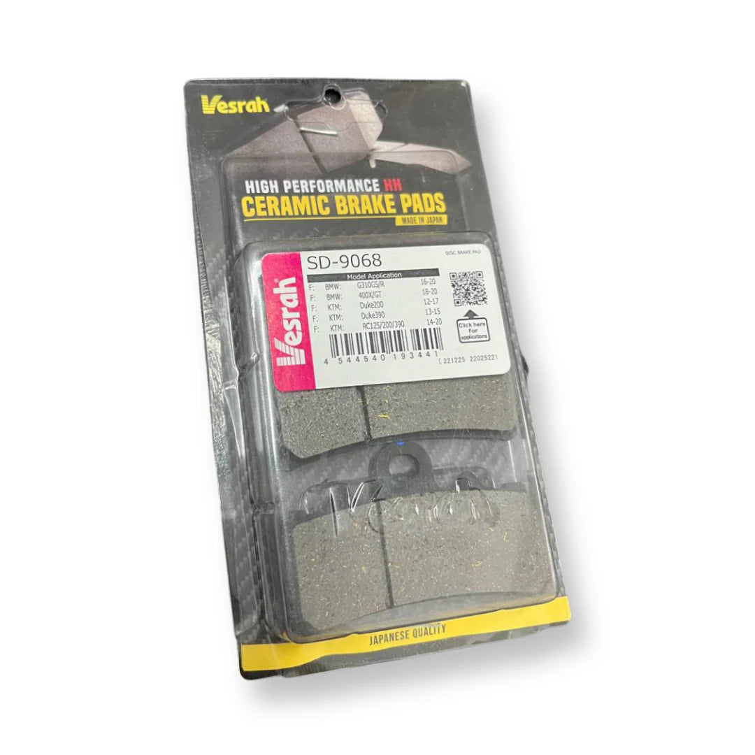 VESRAH SD-9068 brake pads for KTM / BAJAJ / BMW / TVS (front)