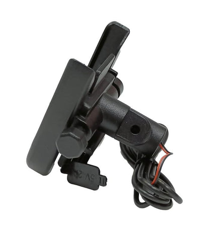 LGP Lunkar CNC Aluminium Bike Phone Holder – Mirror Mount, 360° Rotation, Charging 3.0