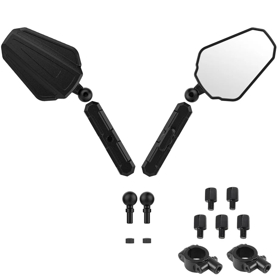 Double adventure 2.0 (360 degree rotation) take Side Mirror (universal) compatible for all motorcycles