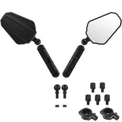 Double adventure 2.0 (360 degree rotation) take Side Mirror (universal) compatible for all motorcycles
