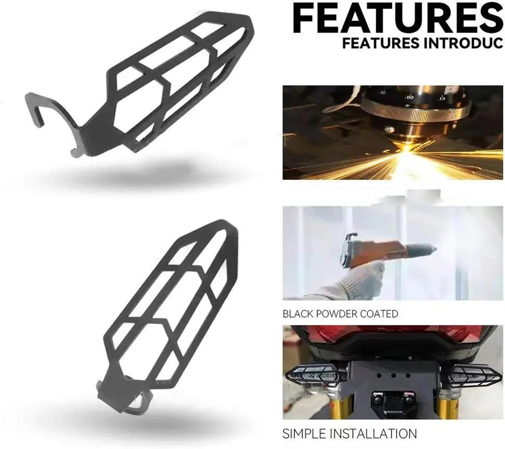 KTM duke Headlight Protector Cover for ADV 350 150 160 for ADV350 for ADV150 for ADV160 2022 2023 Motorcycle Accessories Turn Signal Light Protection Shield Guard Cover Headlight Protector Grille(One Pair)