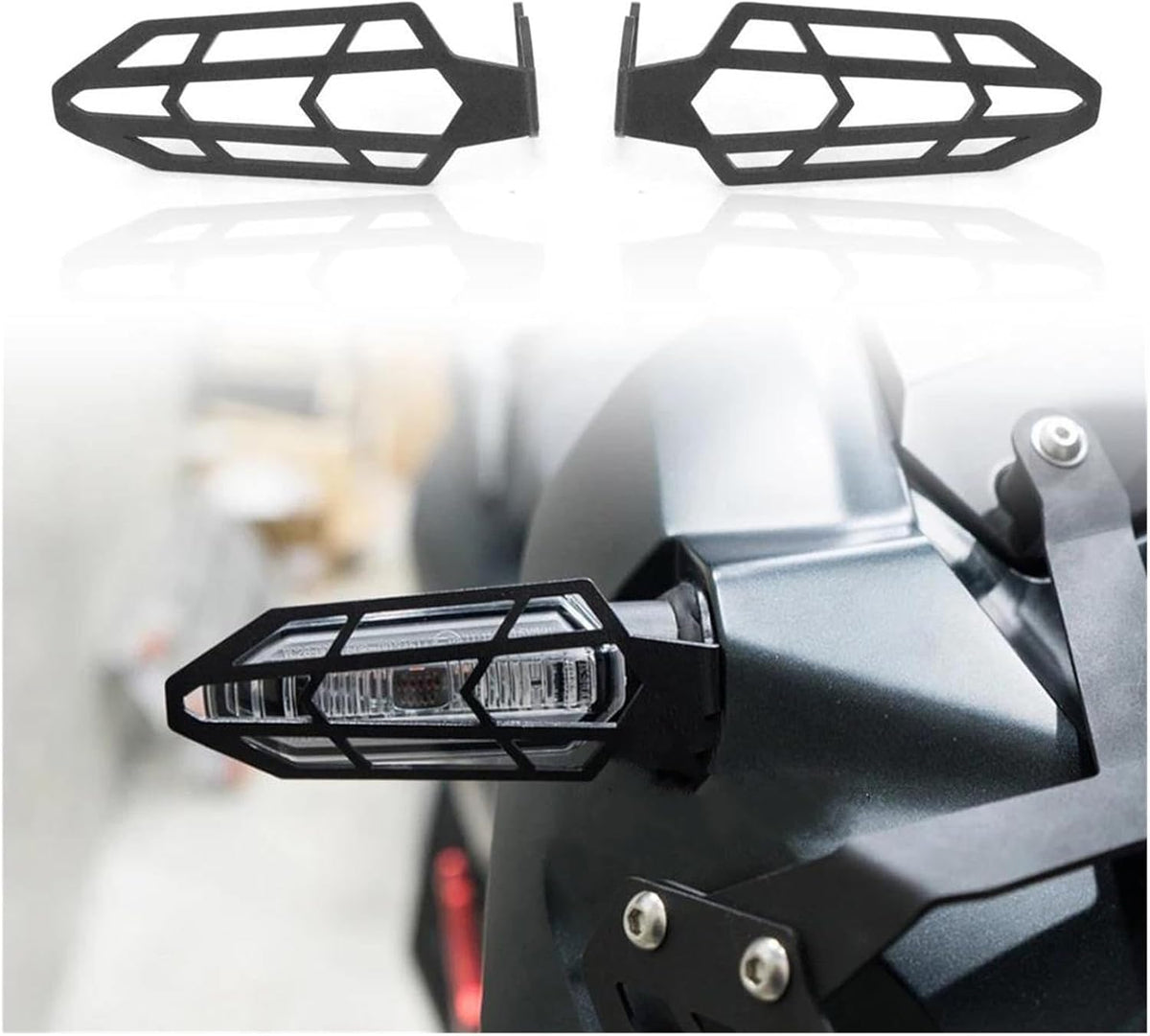 KTM Duke Indicator Protector Grille – ADV 350/150/160 | Turn Signal Guard Pair (2022-2023)
