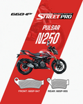 66BHP Street Pro Semi Ceramic Brake Pads for Bajaj Pulsar N250 – Front & Rear