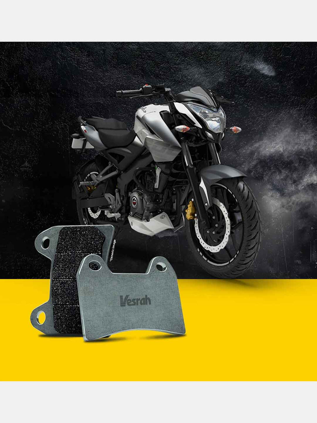 Vesrah SD156/2 Front Brake pads For Honda CB 350/Triumph Street Twin/Triumph Bonneville T120