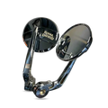 BAR END MIRRORS – CHROME SET OF -2 (ROYAL ENFIELD) COMPATIBLE FOR GT 650/INTERCEPTOR 650/HUNTER 350/SUPER METEOR 650