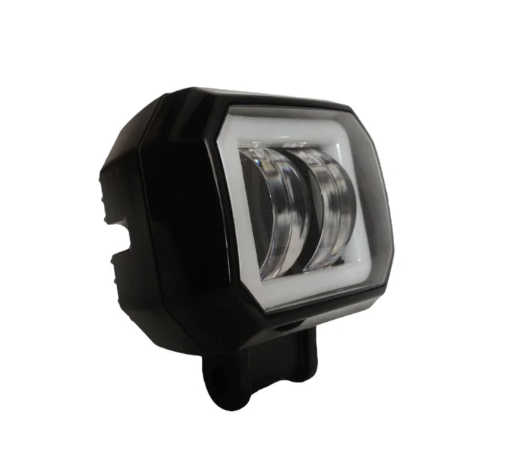 HJG Fog Light 2 LED with Blue DRL Projector Type 20 W Square HJG(1PC)