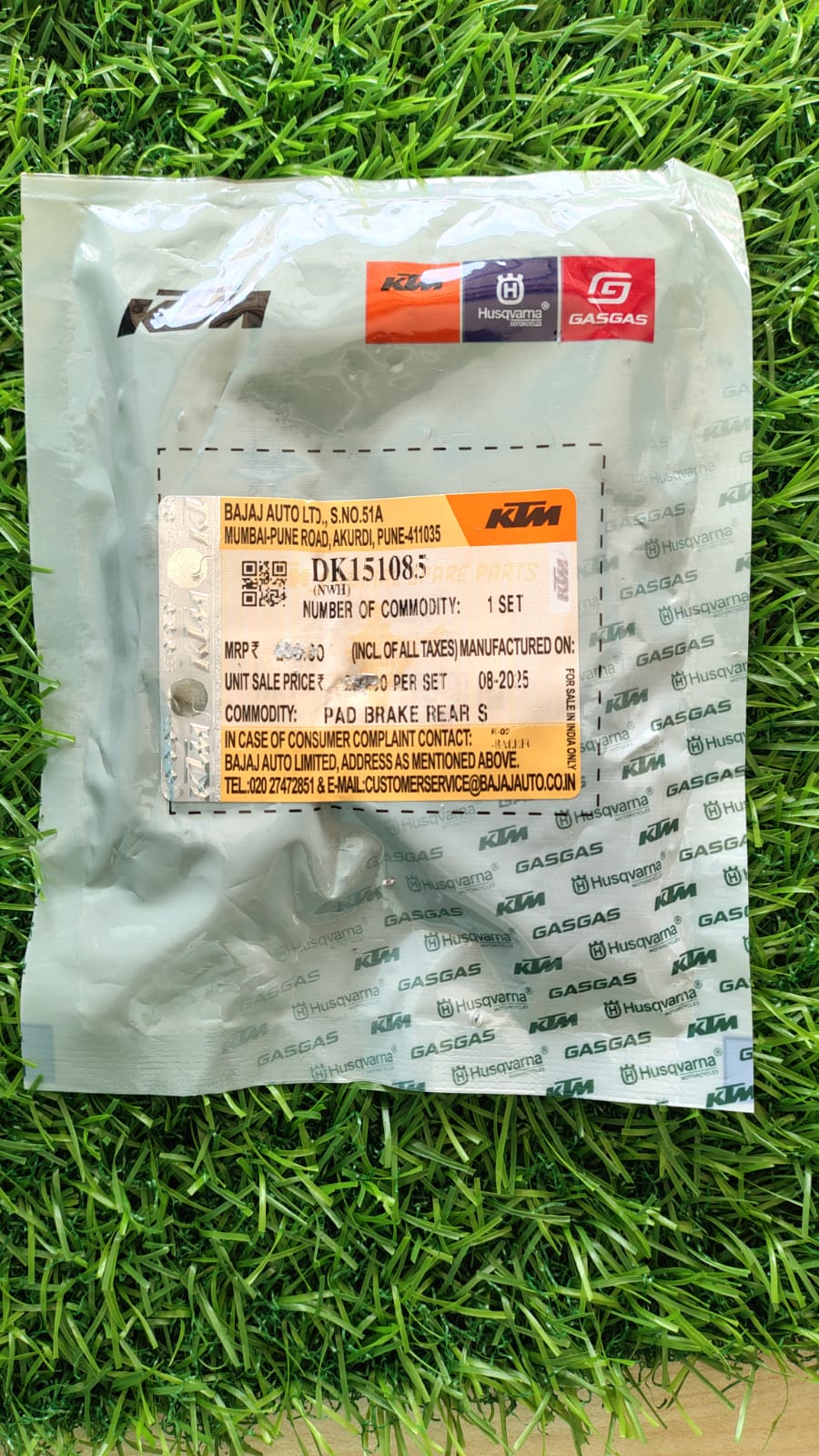 KTM BRAKE PAD REAR 390/250/200/RS200(BYBRE)