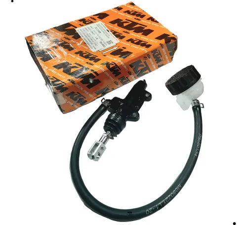 Rear Disc Brake Master Cylinder Assembly with brake oil cap for KTM Duke BS4 125 | 200 | 250 | 390 | RC 200 | 250 | 390 - BYBRE