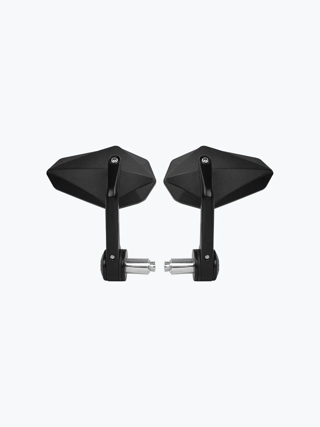Convex CNC BAR END Mirror Black