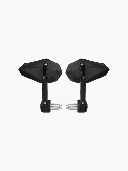 Convex CNC BAR END Mirror Black