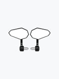 Convex CNC BAR END Mirror Black