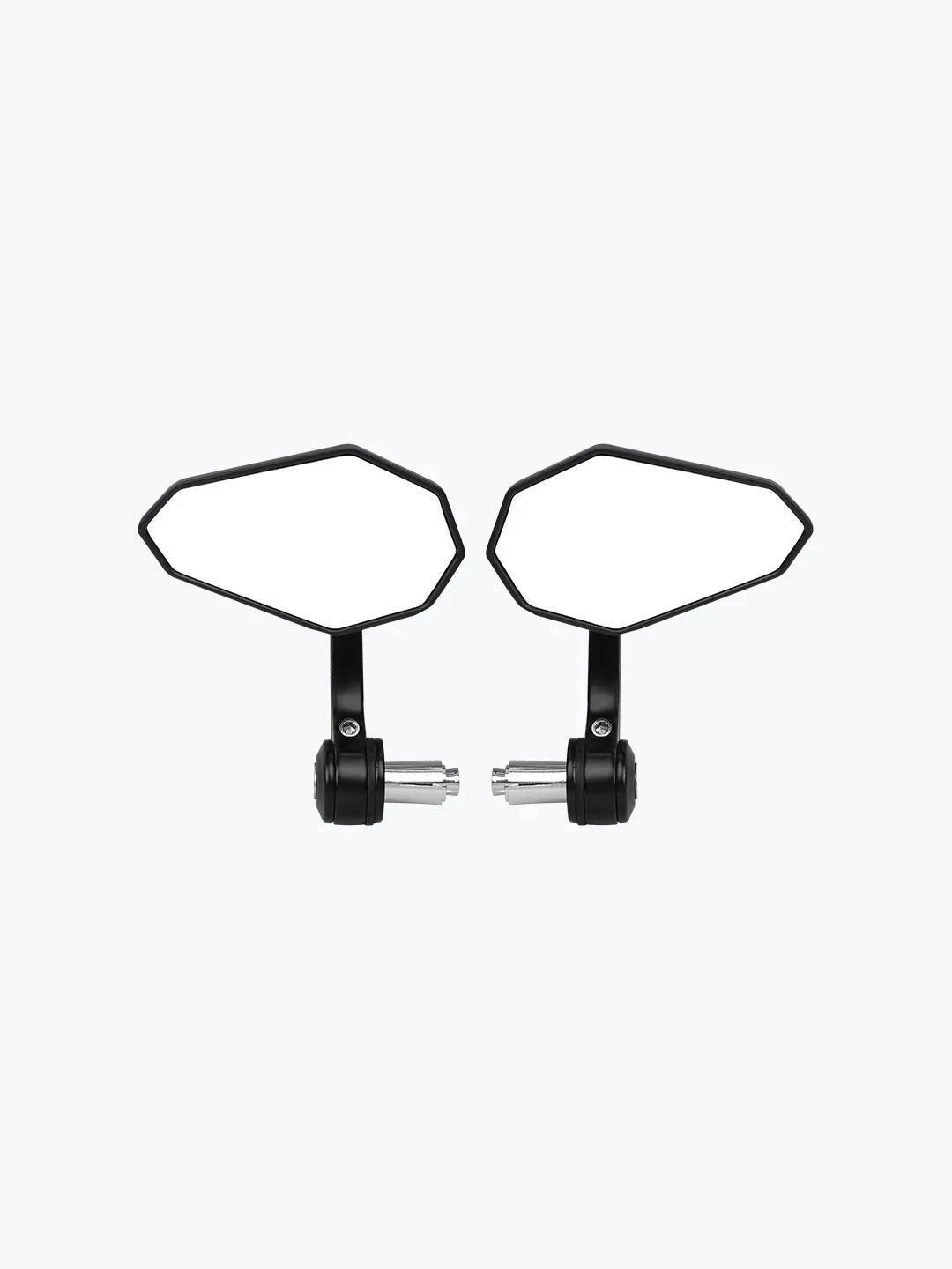 Convex CNC BAR END Mirror Black