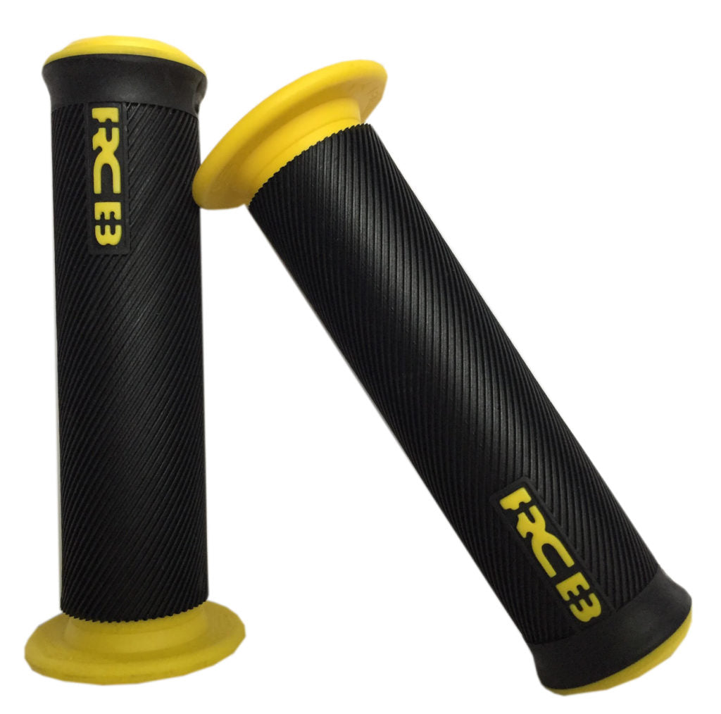 RCB Motorcycle Handlebar Grips – Yellow (Set of 2)