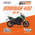 66BHP Race Pro Sintered Brake Pads for Bajaj Dominar 400 (UG 2019+)