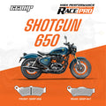 Royal Enfield Shotgun 650 Race Pro Sintered Brake Pads | 66BHP