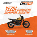 Yezdi Scrambler / Adventure / Roadster Race Pro Sintered Brake Pads | 66BHP
