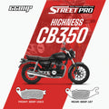 66BHP Street Pro Semi-Ceramic Brake Pads for Honda CB 350 Highness