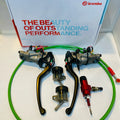 Brembo Radial Hydraulic Painted Brake and clutch lever Set With Hydraulic Pump And Fuel Pipe Set For All Bikes ( universal)