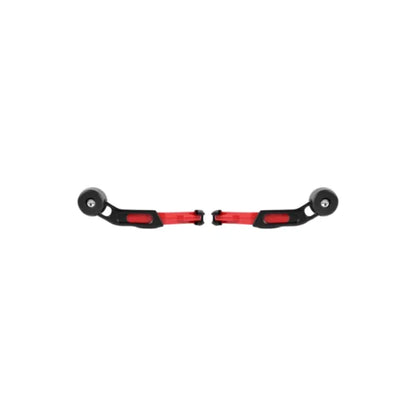 BSDDP Fiber Lever Guard – Red | Universal Motorcycle Bar End Lever Protector