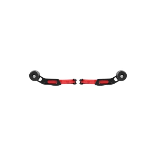 BSDDP Fiber Lever Guard – Red | Universal Motorcycle Bar End Lever Protector