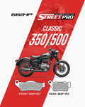 66BHP Royal Enfield Classic 350 / 500 Street Pro Semi Ceramic Brake Pads