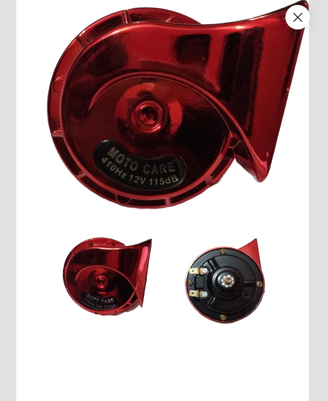 Horn universal for car/bike. MOTO CARE