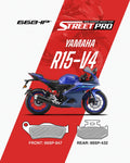 66BHP Street Pro Semi-Ceramic Brake Pads for Yamaha R15 V2 / V3 / V4 | Blink2bike