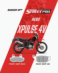 66BHP Hero Xpulse 200 4v Street Pro Semi Ceramic Brake Pads