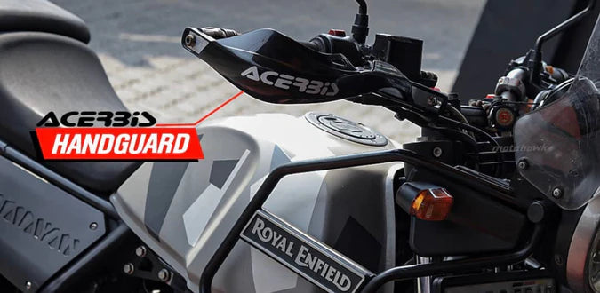 Acerbis Metal HandGuard Small HAND PROTECTOR for universal motorycles (Black)