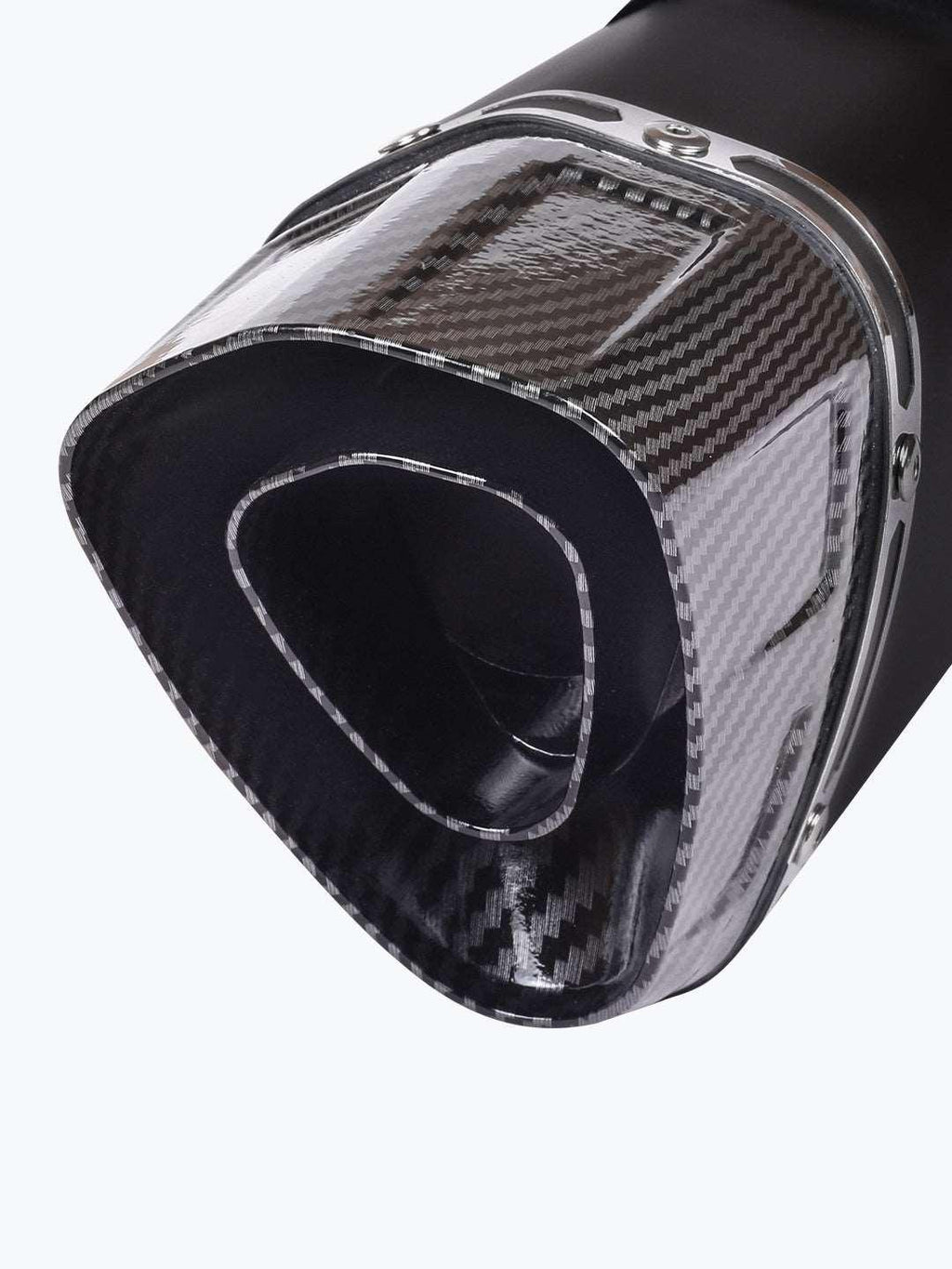 Akrapovic Centre Carbon Shield Exhaust End Cap – Black Universal Fit