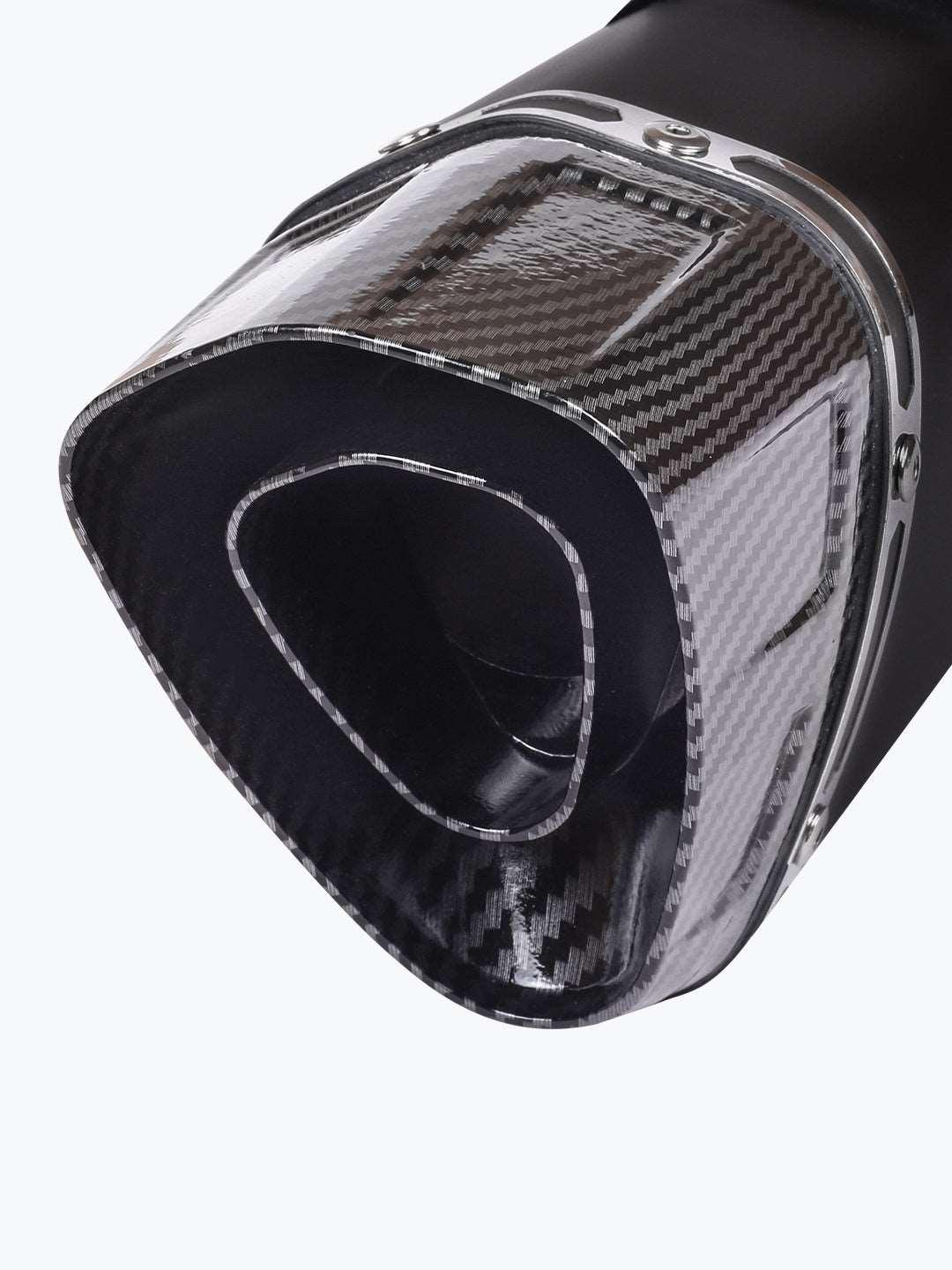 Akrapovic Centre Carbon Shield Exhaust End Cap – Black Universal Fit