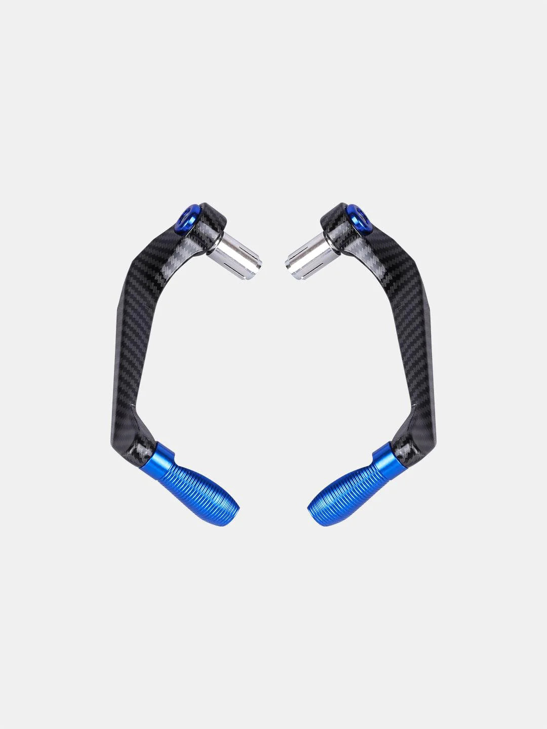 BSDDP Carbon Metal Lever Guard – Blue | Motorcycle Hand & Lever Protector