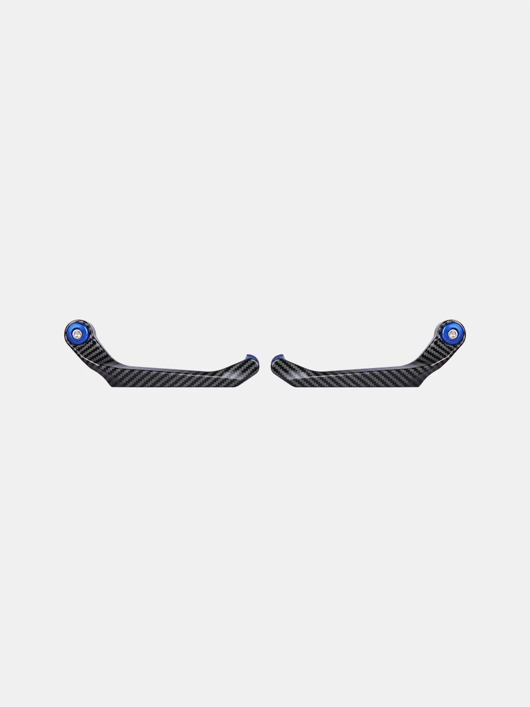BSDDP Carbon Metal Lever Guard – Blue | Motorcycle Hand & Lever Protector
