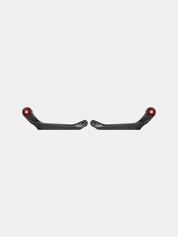 BSDDP Carbon Metal Lever Guard – Red | Motorcycle Hand & Lever Protector
