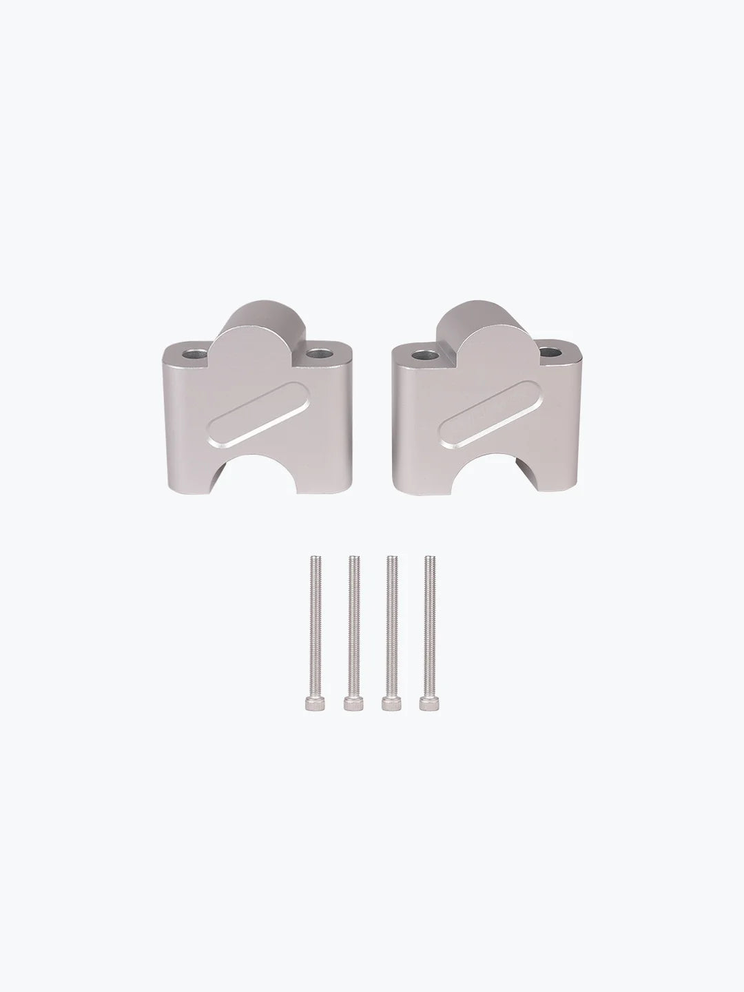 Hero XPULSE handle bar riser JB RACING silver  HAD13466