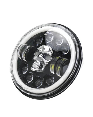 HJG SKULL LED HEADLIGHT (7 INCH)