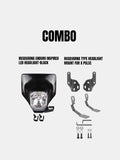 Husqvarna Enduro Inspired LED Headlight with Mount for Hero Xpulse (Black)