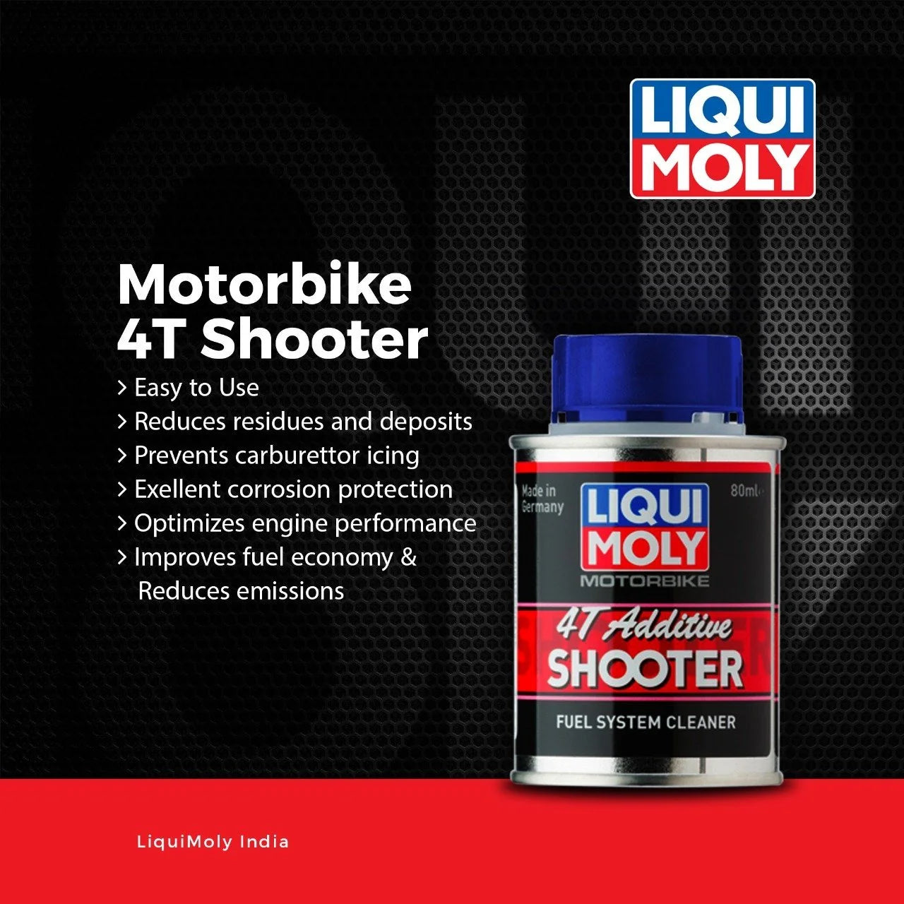 Liqui Moly Motorbike 4T Shooter 80ml - 7822 - Liqui Moly