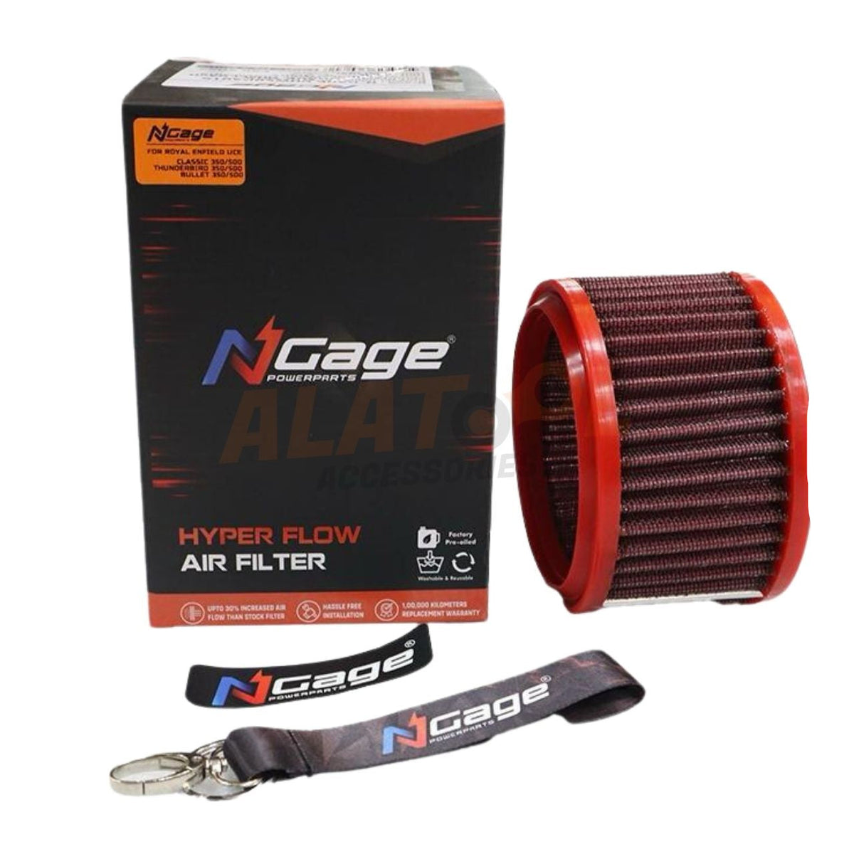 Hyper Flow Air Filter for Royal Enfield UCE 350/500 / thunderbird 350,500/electra