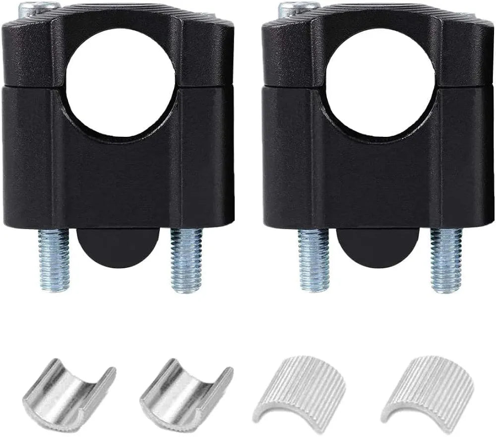 Universal Handlebar Risers Clamp Are Suitable For Motorcycles With Handlebar Mounts.