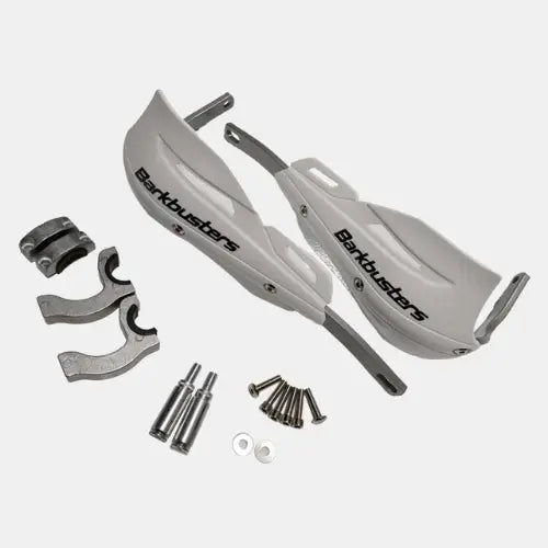 Barkbusters Metal Hand Guard – White | Universal Motorcycle Hand Protector