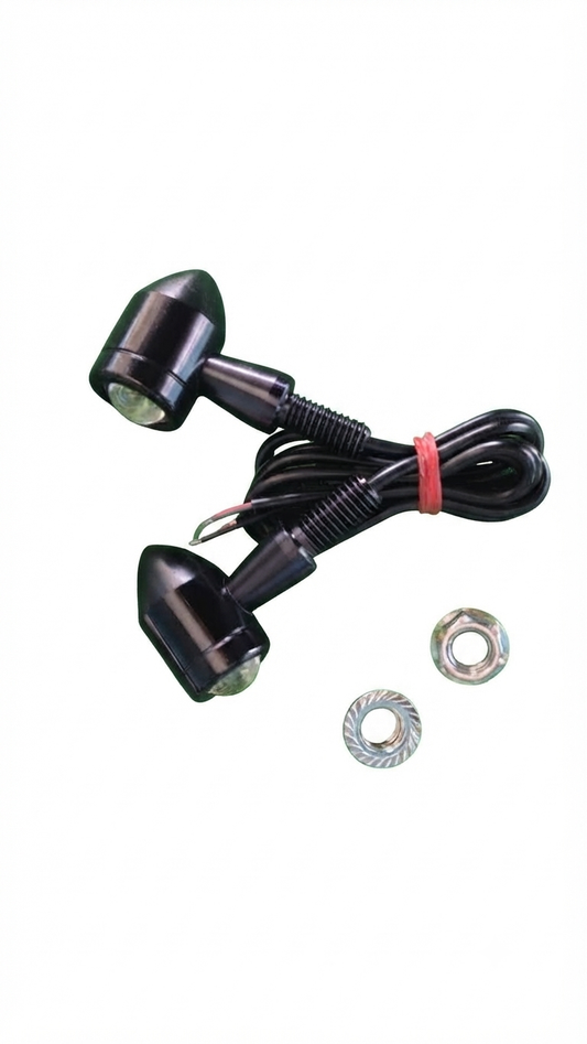 Universal CNC Jet Shape Mini Blinker Indicator Light for Bikes