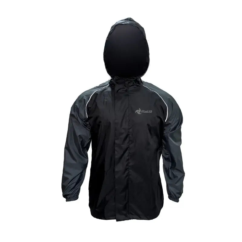 Raida Drymax Waterproof Rain Jacket – Black | Motorcycle & Outdoor