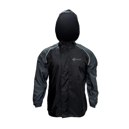 Raida Drymax Waterproof Rain Jacket – Black | Motorcycle & Outdoor