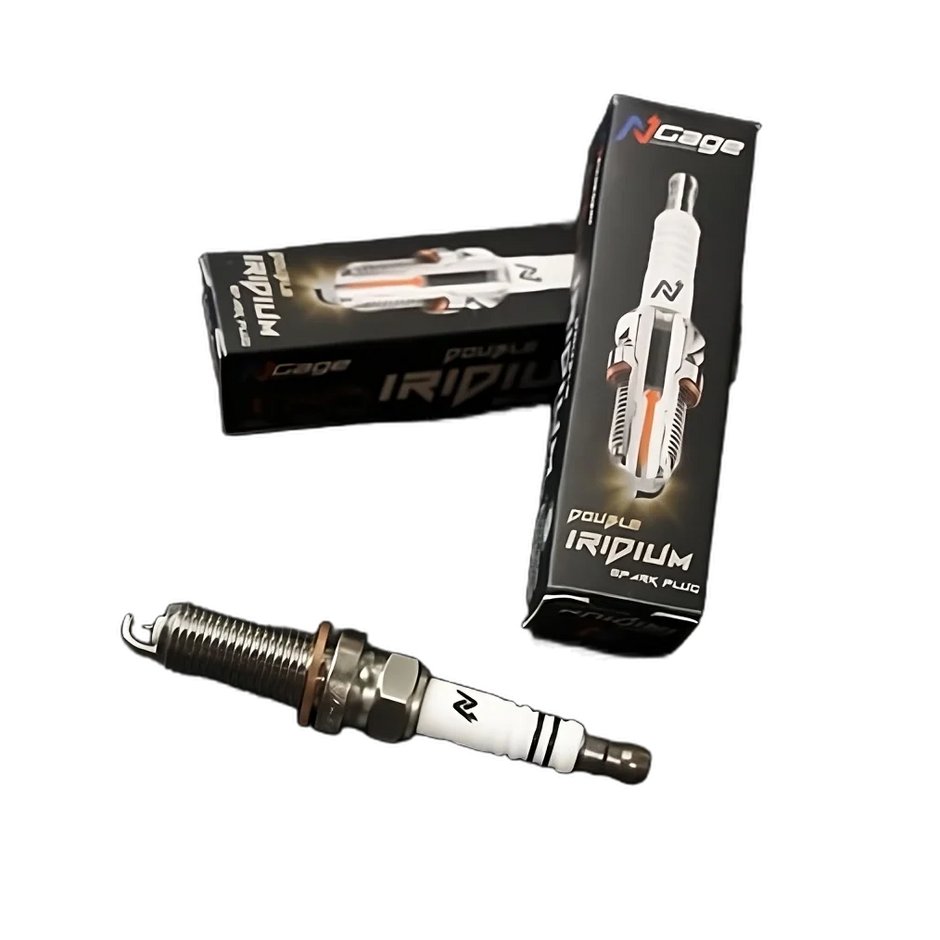 NGage Powerparts Double Iridium Spark Plugs for Kawasaki Ninja 300/Kawasaki Ninja 250R/Kawasaki Ninja Z250 - B8RII