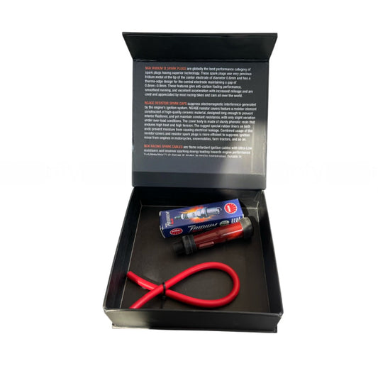 Royal Enfield Meteor 350 / Classic 350 / Hunter 350 NGK Iridium IX Spark Plug + Cable Kit + Resistor Cap