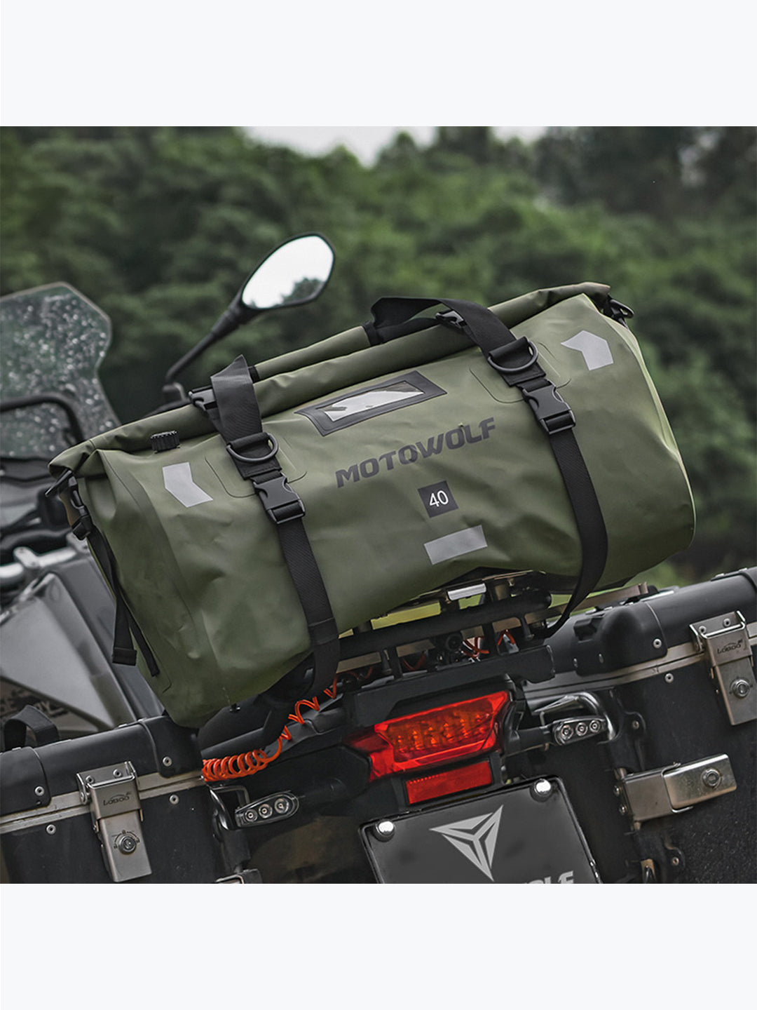 Motowolf Riding Travel Bag Green 0717 40L | BAG10928