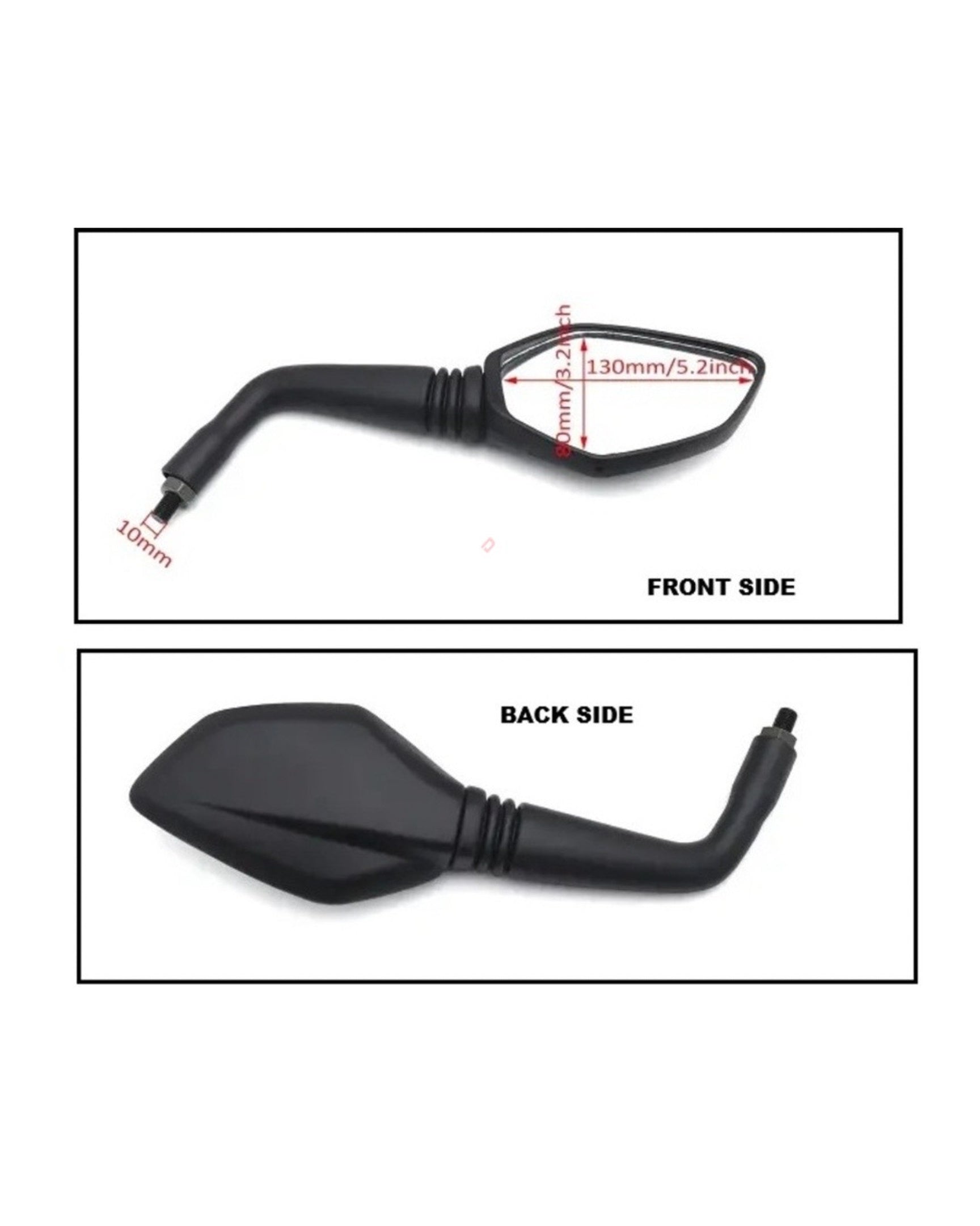 KTM Duke 200/250/390/125 Mirror (MY17 Onwards) - Long Stem Rear View