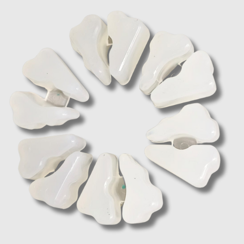 REAR WHEEL DAMPER KIT - WHITE - PACK OF 6 RUBBERS