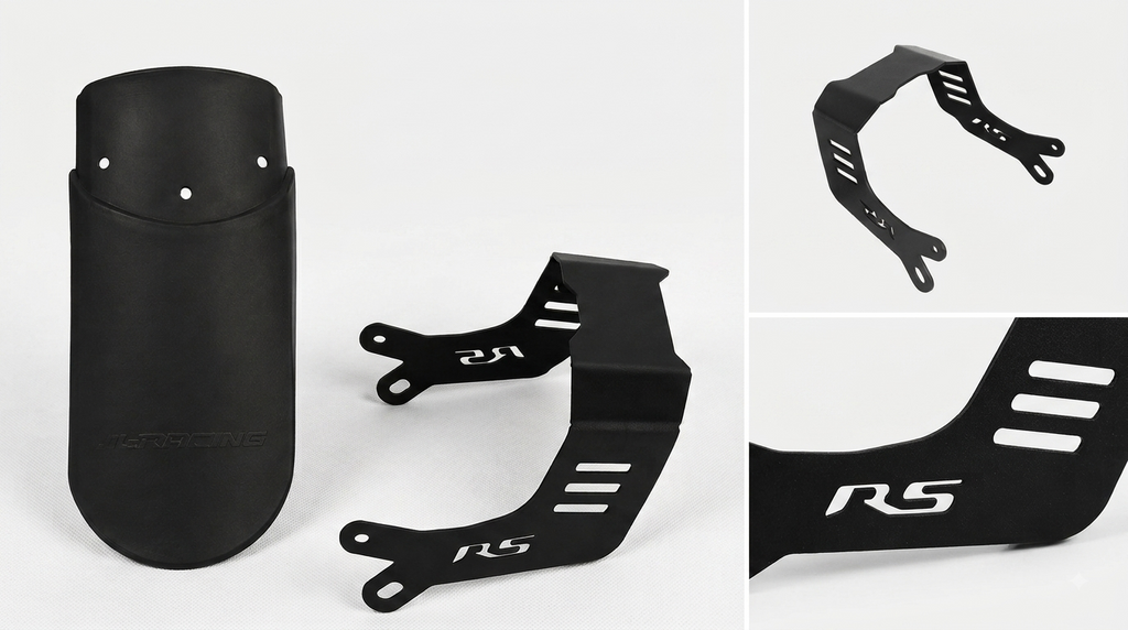 Honda CB350 RS Mudguard Extender + Grab Rail Combo | JB Racing
